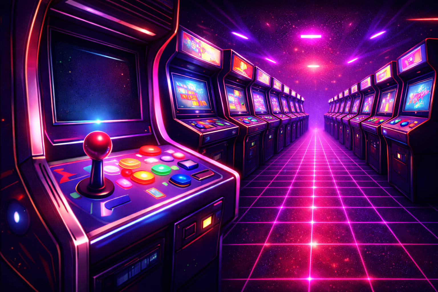 Retro Arcade Wallpaper Pack